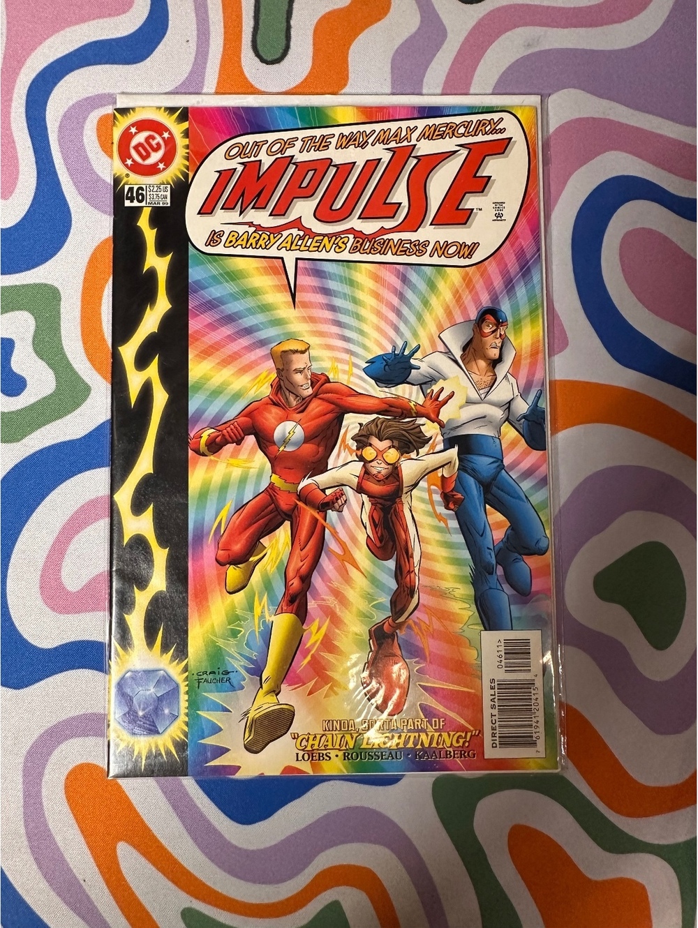 Impulse comic book issue 46 featuring The Flash and Max Mercury